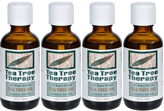 티트리테라피 15% 수용성 티 트리 오일, 60ml, 4개