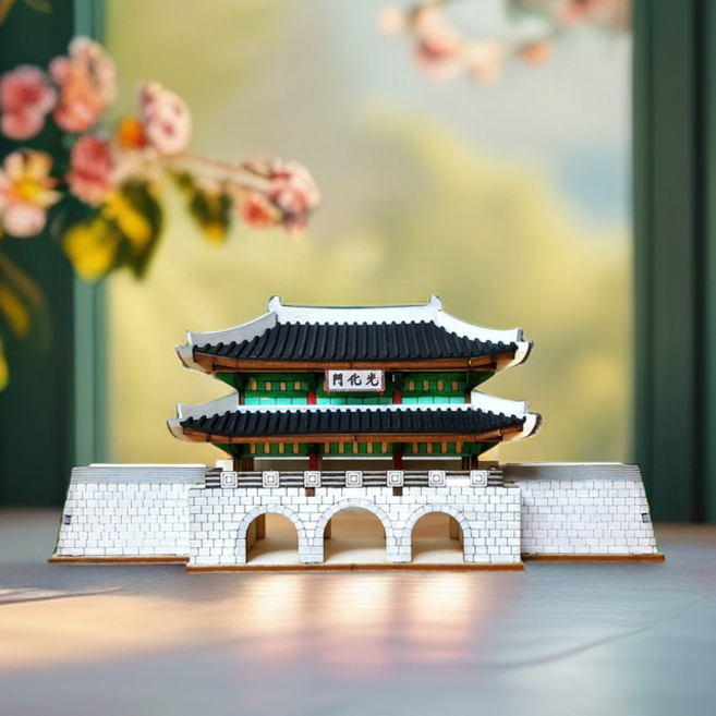 광화문 - 건축모형 경복궁 시리즈, WOOD, 1개, 30피스