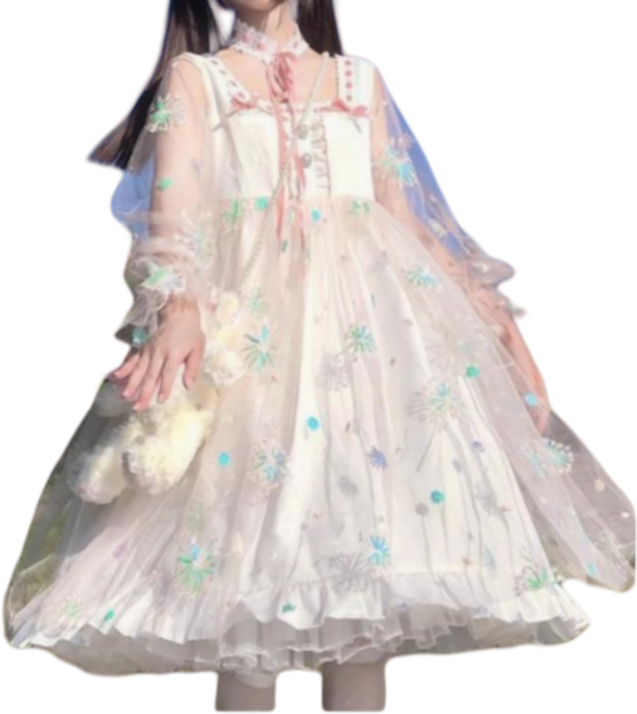 웨딩드레스 로리타 일본 드레스 원피스 공주풍 레이스 귀여운 데일리 여자 학생 코스프레 코스튬 빅사이즈 졸업사진