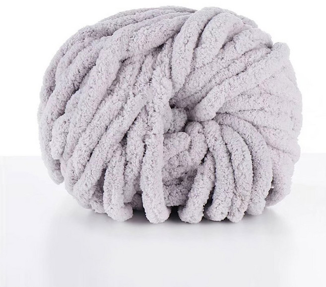 그라데이션 컬러 셔닐 두꺼운 DIY 1PC 따뜻한 뜨게 재봉 쿠션 크로셰 스카프 원사 담요 핸드 부드럽고 라인 용품, 06 17