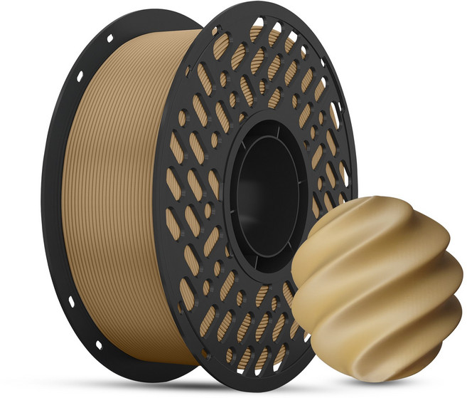 3D프린터 매트 PLA 필라멘트 1.75mm 1kg 무광 뱀부랩 P1S X1C A1 호환, 밀크 브라운, 무광 시리즈