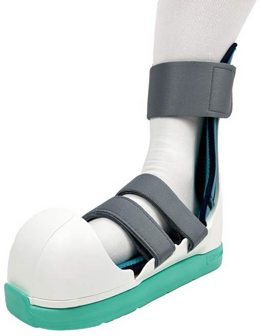 발목 반깁스 보호대 단하지 부목 아킬레스건염 보조기 짧은목, 짧은목/S, 1개