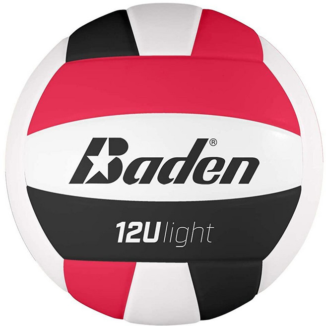 Baden 라이트 마이크로파이버 트레이닝 배구 (공식) 236465 8723591274, 레드/화이트/블랙
