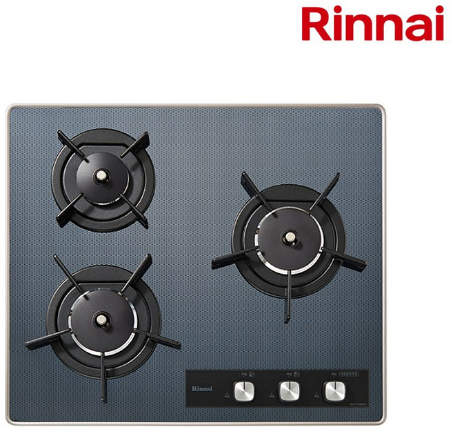 [린나이]3구 빌트인 리플렉트 상판 가스레인지 (RBR-PF3600L) 전원코드형, LPG