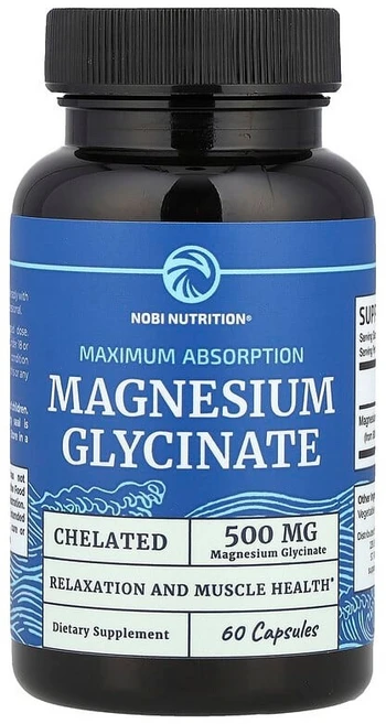Nobi Nutrition 마그네슘 글리시네이트 캡슐 60정(캡슐 1정당 250mg) NOB-27494, 1 - 쿠팡