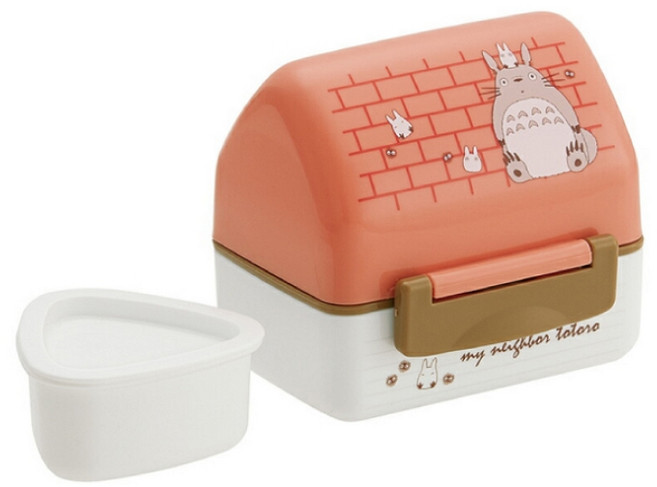 스케이터 토토로 하우스 주먹밥 도시락, 혼합 색상, 1개