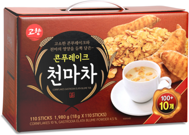 고향 콘푸레이크 천마차, 18g, 110개입, 10개