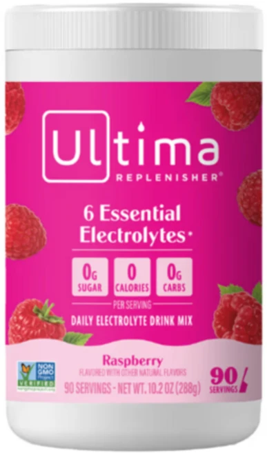 얼티마 리플레니셔 전해질 드링크 믹스 라즈베리맛 288g (90회분), 1개 - 쿠팡