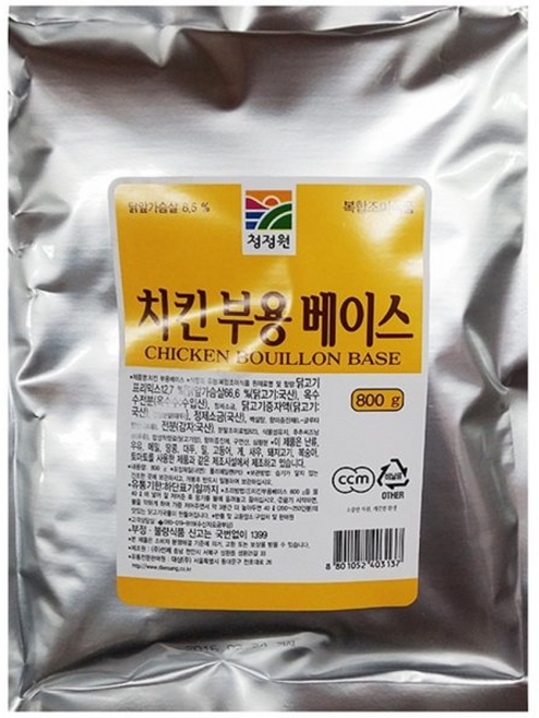 치킨부용베이스 대상 X12 업소용 식당용, 1개, 800g