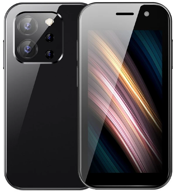 AIEK XS15 Pro 3GB RAM 64GB ROM 슈퍼 미니 스마트폰 4G LTE 3.0인치 화면 Android 9.0 귀여운 소형 핸드폰 선물, Black - 쿠팡