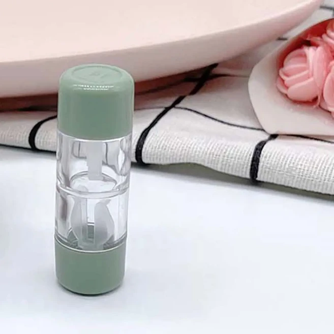 호환 VOFUN-15 Pcs RGP공막 렌즈용 하드 콘택트 리무버 도구 플런저 흡입 컵, 01 Green