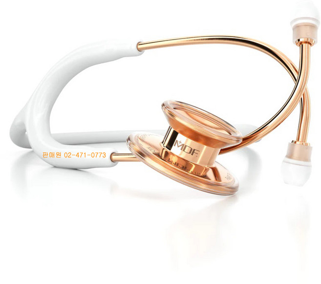 미국 MDF 청진기 MDF-777RG(로즈골드) Rose Gold and White Stainless Steel Dual Head Stethoscope, 1개