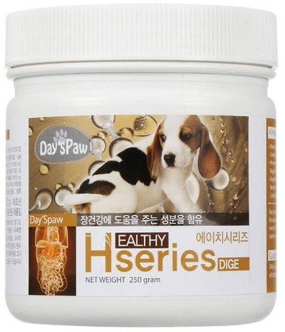 부명 강아지 유산균 영양제 250g 비타민 애견 반려견 개 반려동물 펫눈 설사제, 장건강/유산균