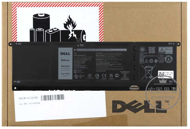 델 노트북 Inspiron 14 Plus 7420 7430 7440 5620 5630 5640 5645 7640 531, 1개, 64WH/인스피론165000(5645)