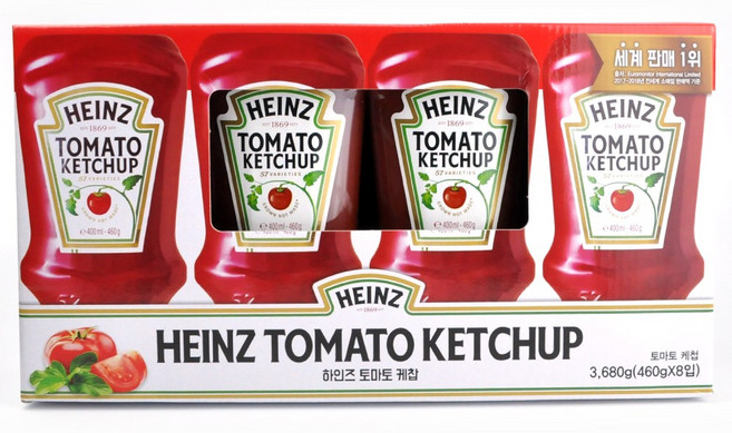 코스트코 하인즈 토마토케찹 3680g (460g x 8개), 460g