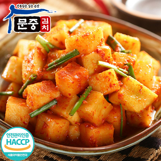 엄마마음 문중김치 국내산 100% 무김치 깍두기, 3kg, 1개