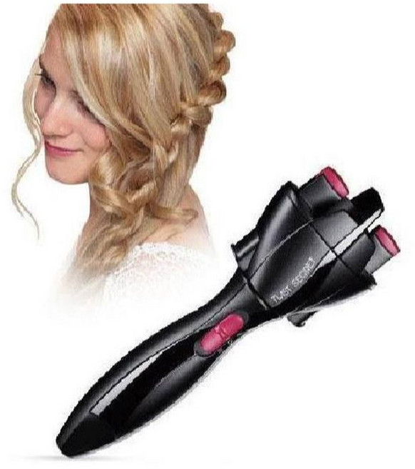 기계 머리 자동 땋는기계 땋는 머리묶기 브레이드 손쉽게, 헤어스타일러 건전지 타입, 소포장, 1개