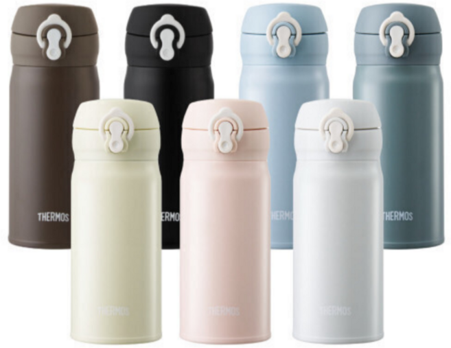 써모스 뉴 데일리 원터치 텀블러, 더스티블루, 350ml, 1개