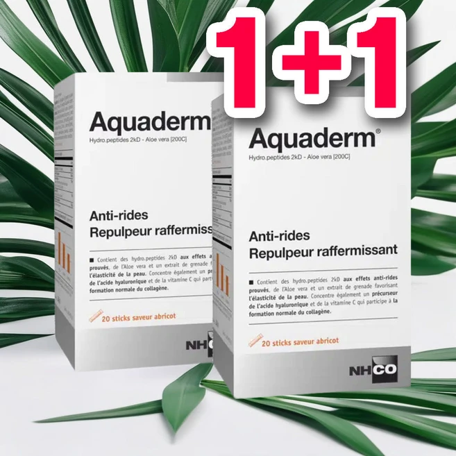 NHCO 아쿠아덤(Aquaderm) 콜라겐 20스틱, 2박스 - 쿠팡