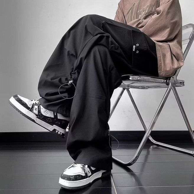 高街衝鋒褲 機能滑雪褲 男女同款 加絨加厚 保暖褲子 戶外登山褲 工裝褲