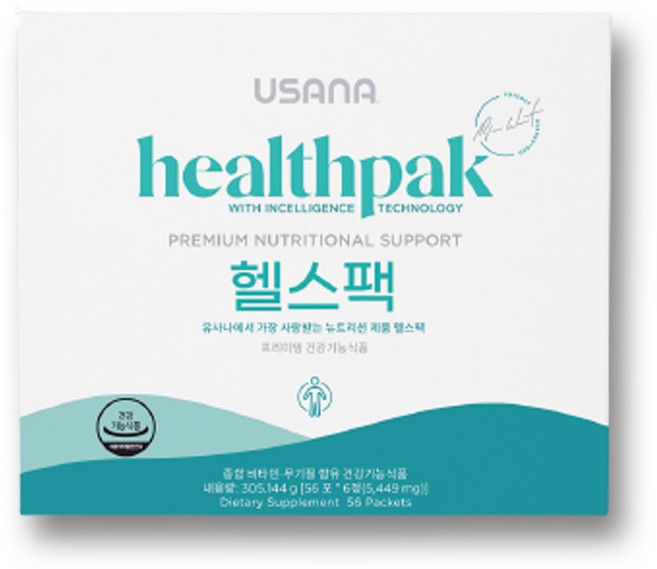 [제품] 유사나 헬스팩 인셀리전스 멀티비타민 종합비타민 56포, 1개, 56정