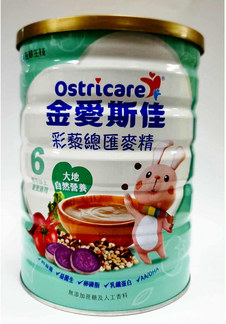 金愛斯佳彩藜總匯麥精，六個月以上寶寶適用，天然營養，幫助消化, 700g, 1個