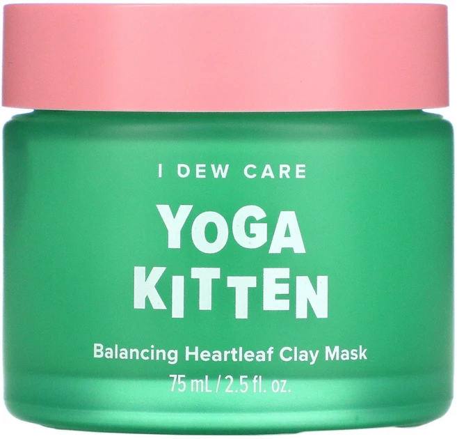 I Dew Care 요가 키튼 밸런싱 어성초 클레이 뷰티 마스크 75ml(2.53fl oz) 1팩, 1개, 1개입 - 쿠팡