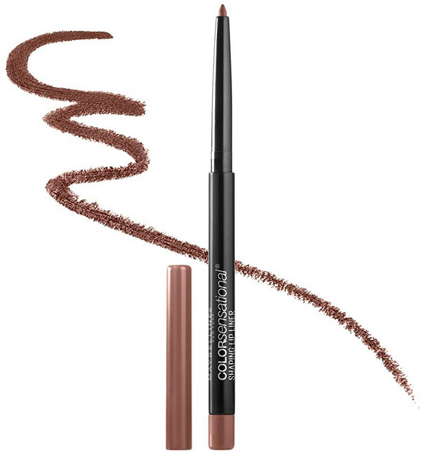 메이블린뉴욕 Maybelline Color Sensational 쉐이핑 립 라이너 셀프 샤프닝 팁 투명 1개입 142076, 102 베이지 베이비