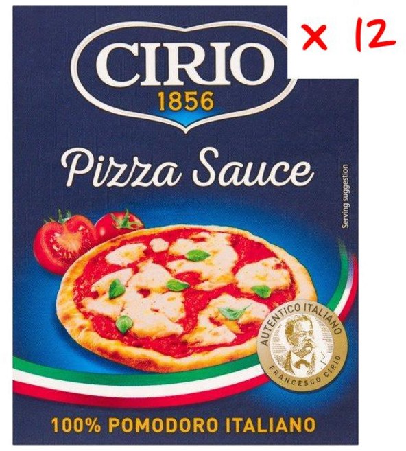 치리오 피자 소스, 390g, 12개