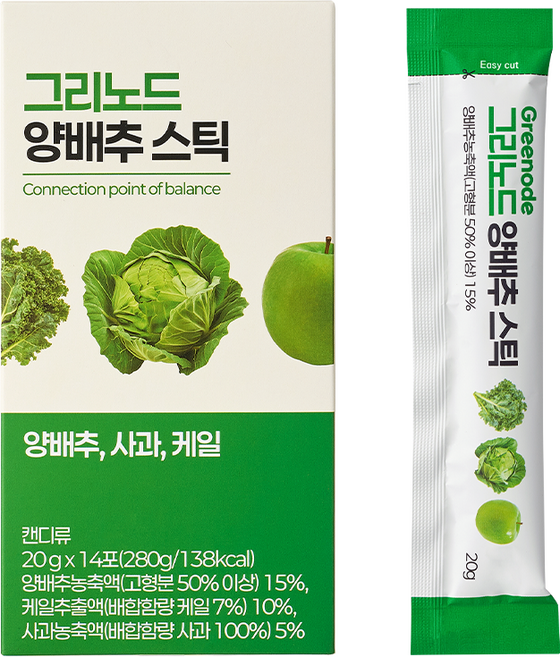 그리노드 양배추 젤리 스틱, 280g, 1박스