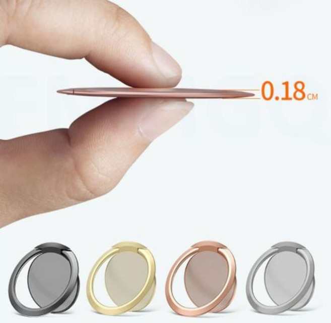 초슬립 아이링 오리지널 스마트링 핸드폰거치대 휴대폰고리링, 핑크, 1개