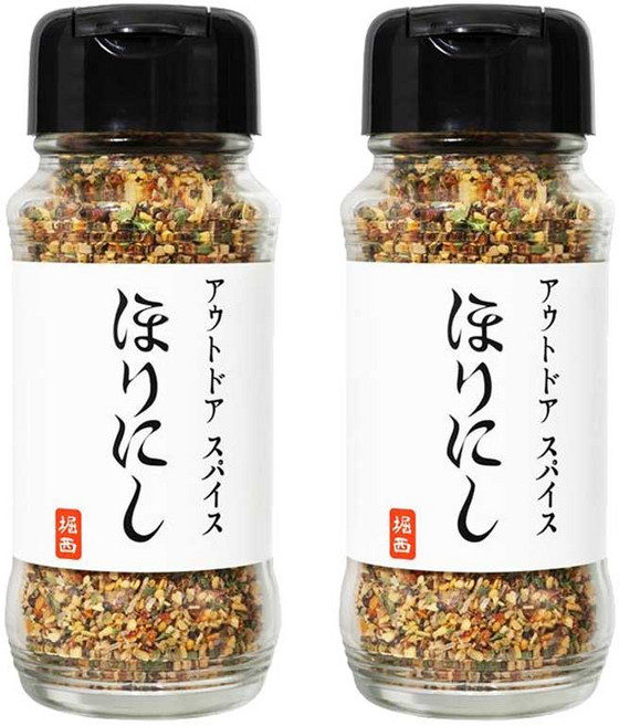 (2개 세트) 호리니시 아웃도어 바베큐 소고기 스테이크 시즈닝 소금 후추 100g 캠핑양념세트, 2개