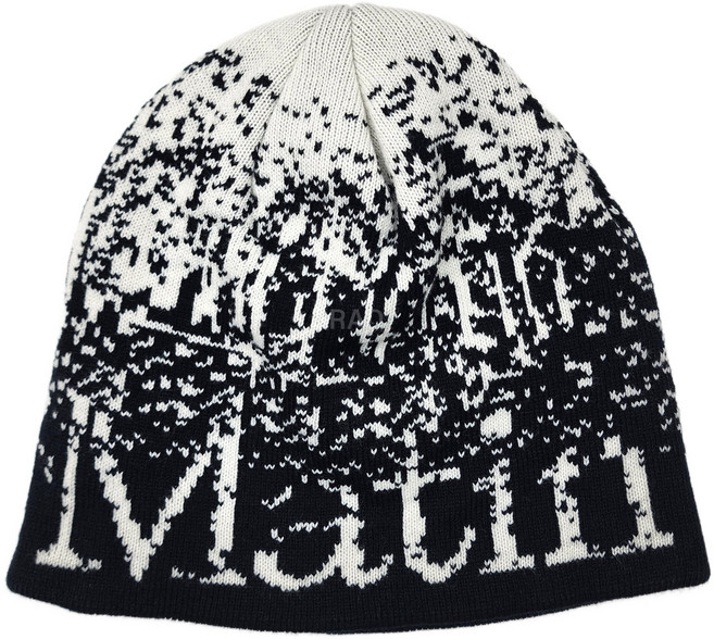[당일발송] 마뗑킴 스포티 자카드 숏 비니 MATIN KIM SPORTY JACQUARD BEANIE + GRAD 정품보증택