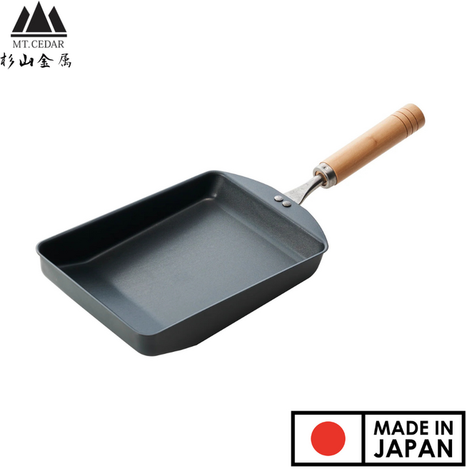 스기야마 금속 일본산 철제 계란말이팬 / 장인 기술 / 마그마플레이트 / 정통 일본식, 50개, 20cm