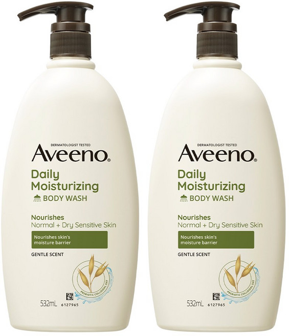 아비노 데일리 모이스춰라이징 바디워시, 532ml, 2개