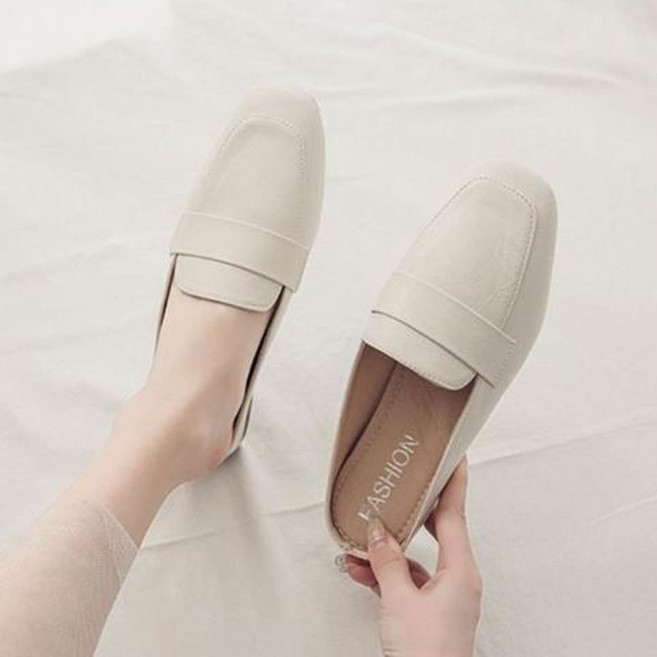 MIROSE 발편한 여성 블로퍼 뮬 스릴퍼 여성 컴포트화 민자 오피스 모던 블로퍼