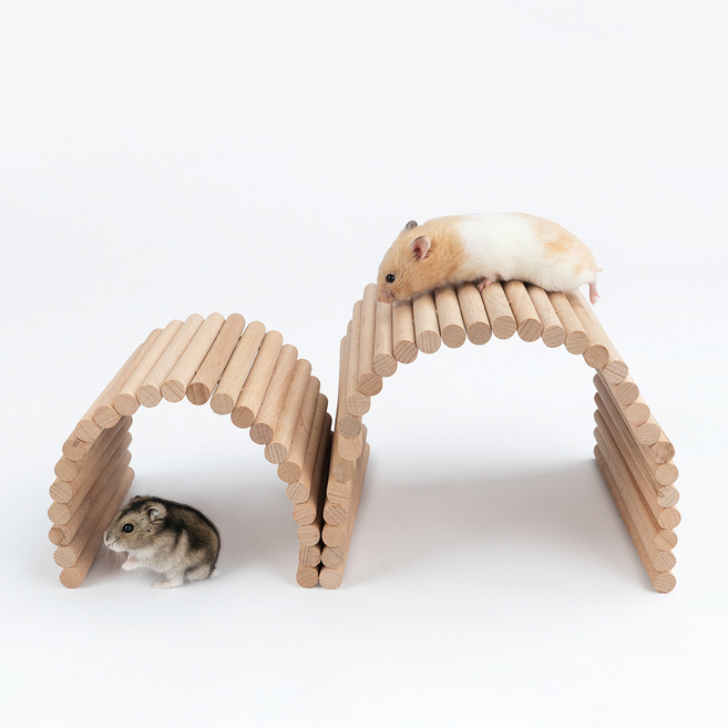 3사이즈 나이트엔젤 햄스터사다리 느티나무 울타리, 1개