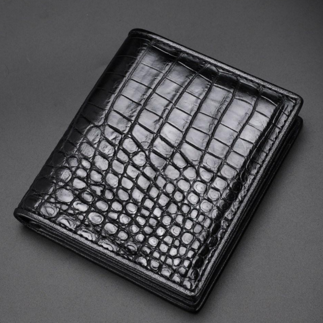 REZENZI 천연악어가죽 남자지갑 악어 남성 반지갑 TF03399