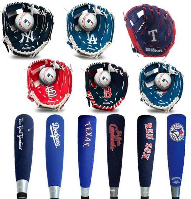 MLB 어린이 야구세트 아동야구용품 (야구글러브1+폼배트1+폼볼) 구단선택, 보스턴, 1개