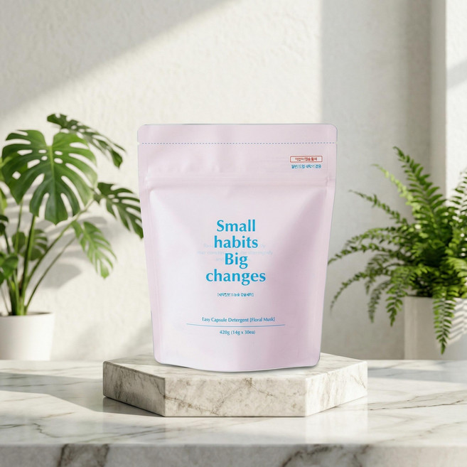 소소이지 세탁세제용량 세탁세제비교 친환경세제 이지 캡슐 세제 플로럴 머스크 2개 30개입