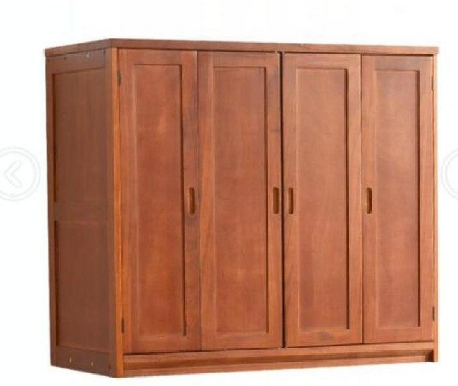 원목 이불장 신혼 가구 정리 보관함 수납장 다용도 옷장, 모으다, 짙은갈색120x60x90닫힌문