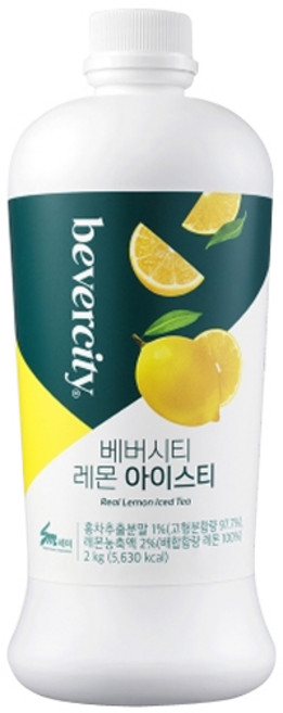세미 베버시티 레몬 아이스티 시럽 2kg, 2L, 1개