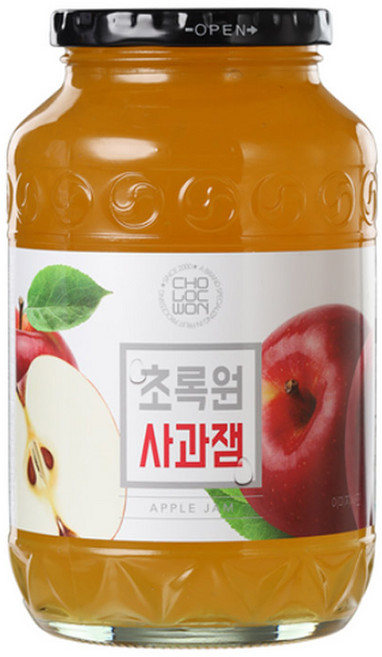 초록원 사과잼, 1kg, 8개