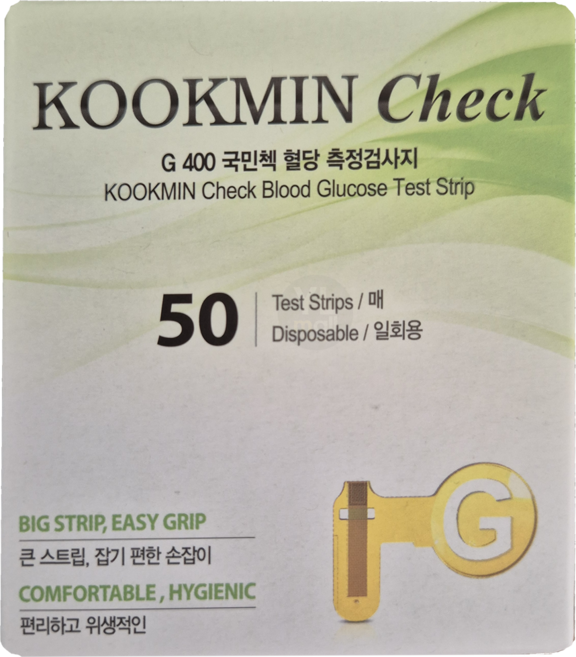 녹십자 국민첵 혈당검사지 g400 kookmincheck