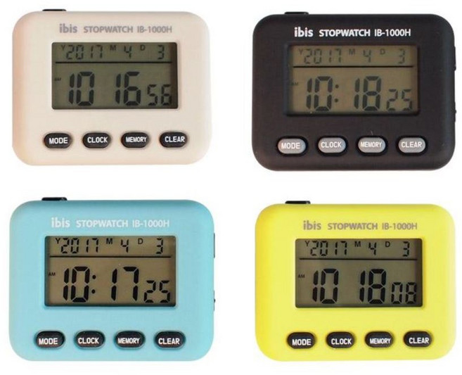 아이비스 10000 스톱워치 (IB-1000H) 스터디메이트, 랜덤