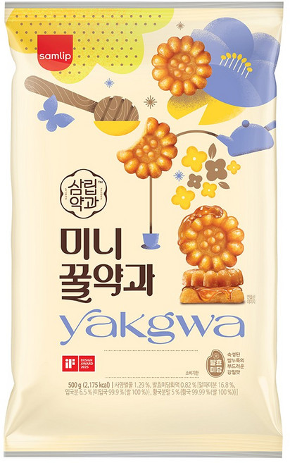 삼립 미니꿀약과, 500g, 1개