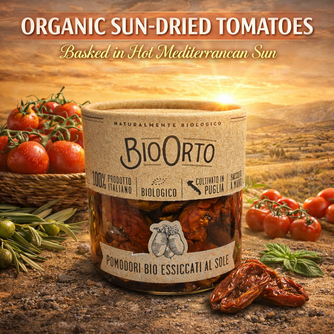 비오 오르또 오가닉 썬드라이 토마토 엑스트라버진 올리브오일 200g, 1개