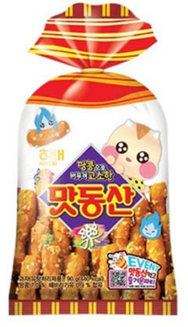 해태 맛동산, 90g, 15개