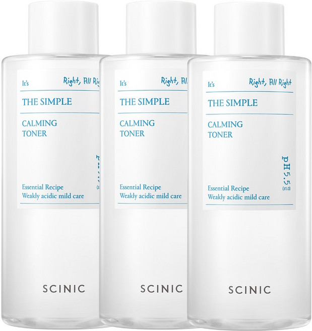 싸이닉 더 심플 카밍 토너 300ml 3개