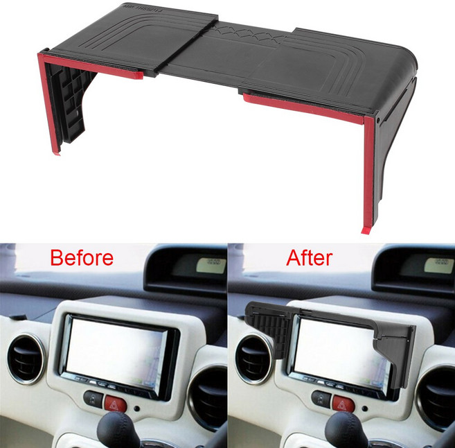 자동차 액세서리 디스플레이 내부 네비게이션 차량용 가리개 바이저 GPS 방지 화면 눈부심 햇빛, Bla